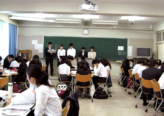 基礎看護学実習の発表会