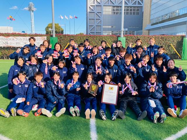 【女子サッカー部】第31回全日本大学女子サッカー選手権大会　３位の快挙