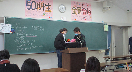 基礎看護学実習の発表会